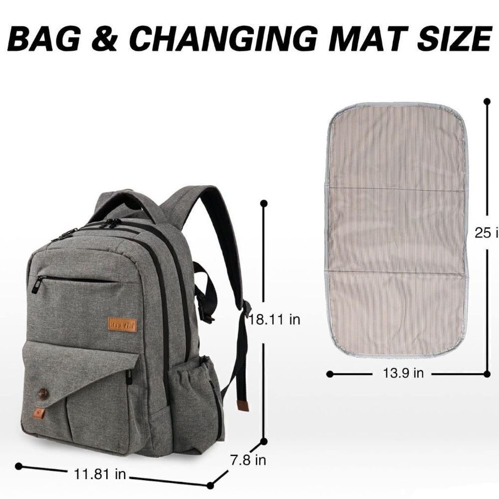 Nwot Hap Tim Multi-Function Large Baby Diaper Bag… - image 6